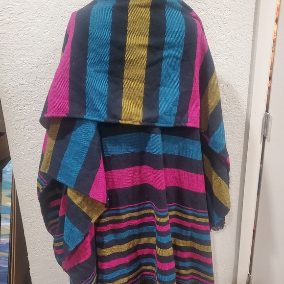 Acrylic Poncho - Picture 2 of 4